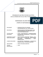 KAK - Masterplan Pembangunan Pelabuhan Panimbang 2018 - 1