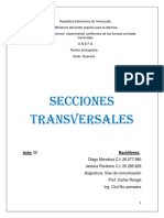 Secciones Transversales