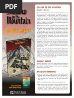 Shadow On The Mountain Reading Guide