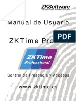 Manual ZKTime Pro-EU PDF