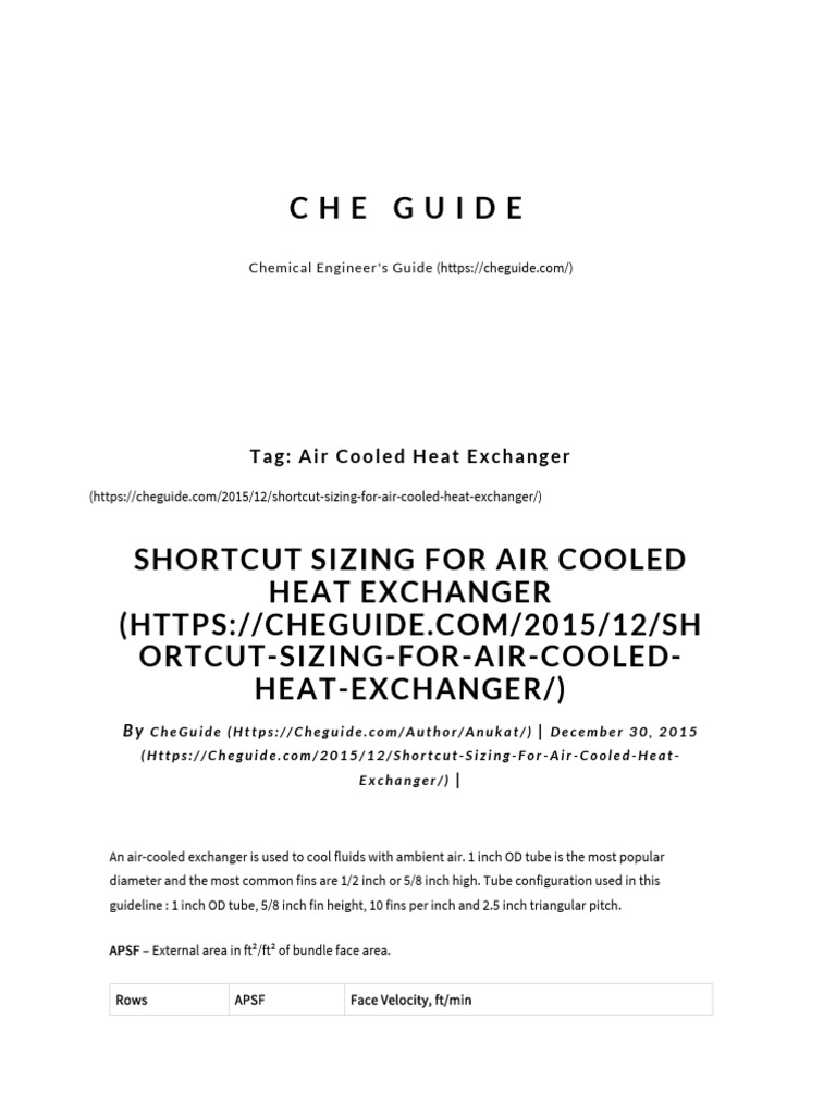 Heat Exchanger Pdf Heat Exchanger Continuum Mechanics
