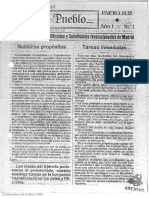 'Con El Pueblo Órgano Del Cuerpo de Oficiales y Suboficiales Revolucionarios de Madrid' - Año I Número 1 (01 01 1935)