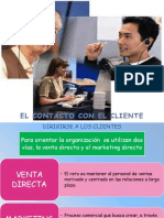 El Contacto Con El Cliente