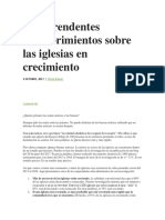 5 Sorprendentes Descubrimientos Sobre Las Iglesias en Crecimiento