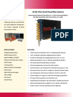 16 Bit Digitizer RazorMax ExpressCS PCIe 1 GS S