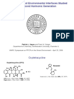 Oxytetracycline at Environmental Interfaces Studied by Second Harmonic Generation