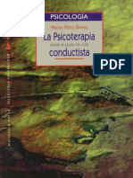 Marino Pérez Álvarez. La psicoterapia desde el punto de vista conductista.pdf