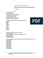 Exercícios de Substantivos