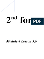 2 Form: Module 4 Lesson 5,6