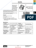 Parker Comoso DY01 Servovalve 1 and 3 GPM at 1000 PSI