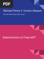 free will vs