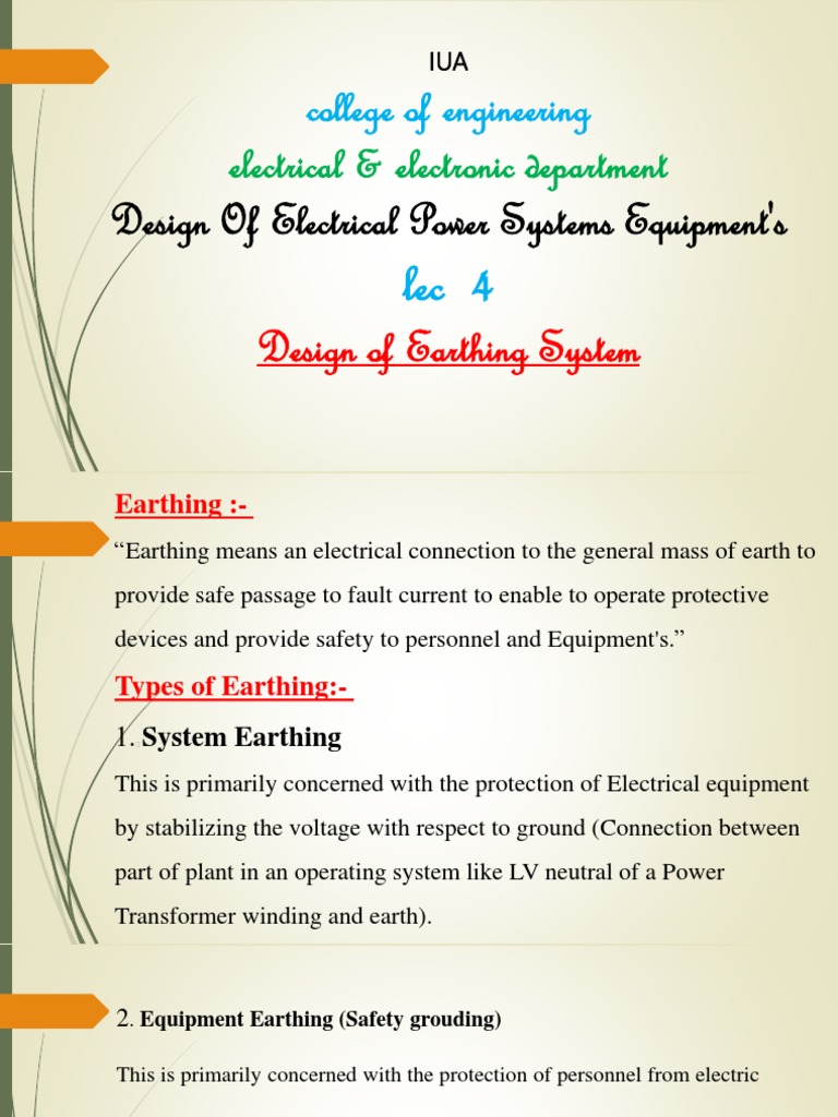 Design of Electrical Power Systems Circuit Diagram