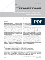 Evaluación de Los Servicios de Salud en México PDF