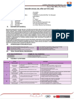 Programación anual de matemática para 1ro de primaria