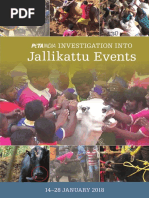 Peta Investigation into Jallikattu Events 14-28 January 2018