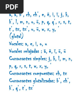 Alfabeto Kaqchikel Animado