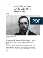 Así Ejecutó La URSS Al Primer “Súper Espía” Del Siglo XX, El Británico Sidney Reilly