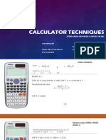 Calculator Techniques Orig