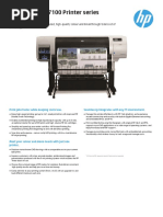 HP Designjet T7100 Printer Series