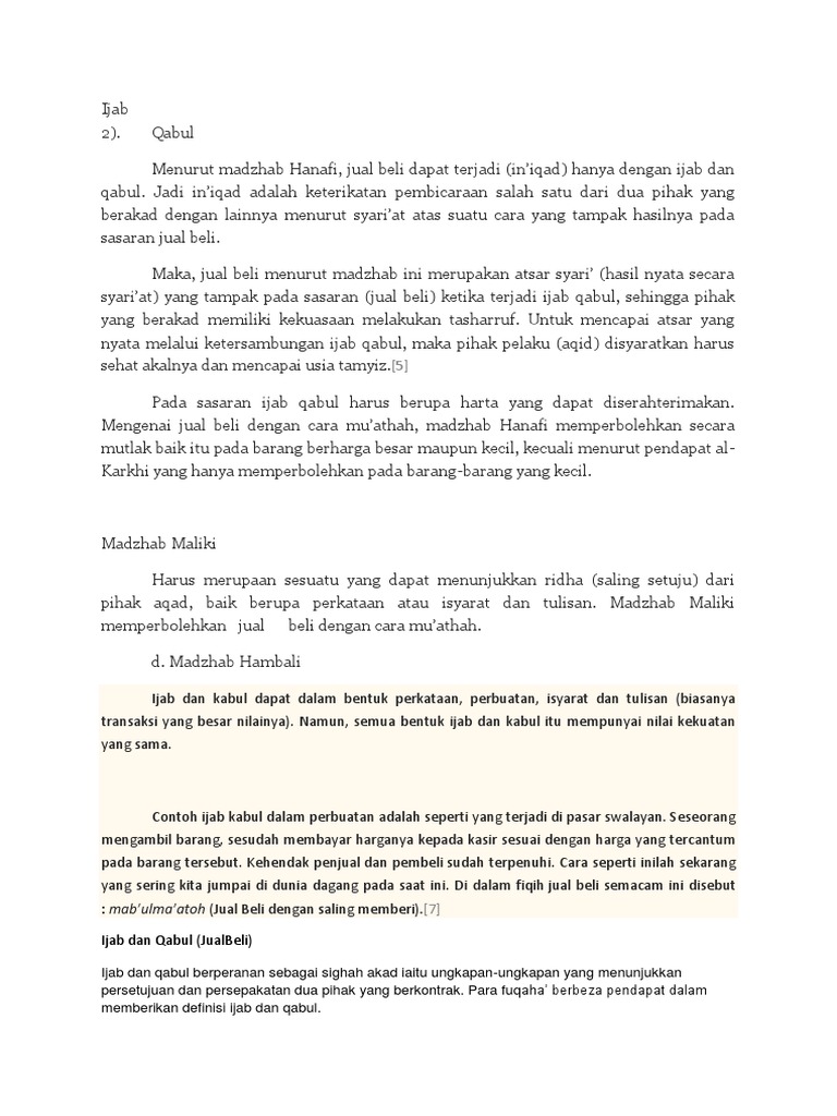 Syarat Jual Beli Pdf