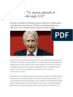 Venezuela Yo Nunca Aplaudí Al Socialismo Del Siglo XXI