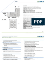 Panasonic KX-DT543 546 590 QRef Sheet