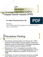 Aspek Hukum LKPJ