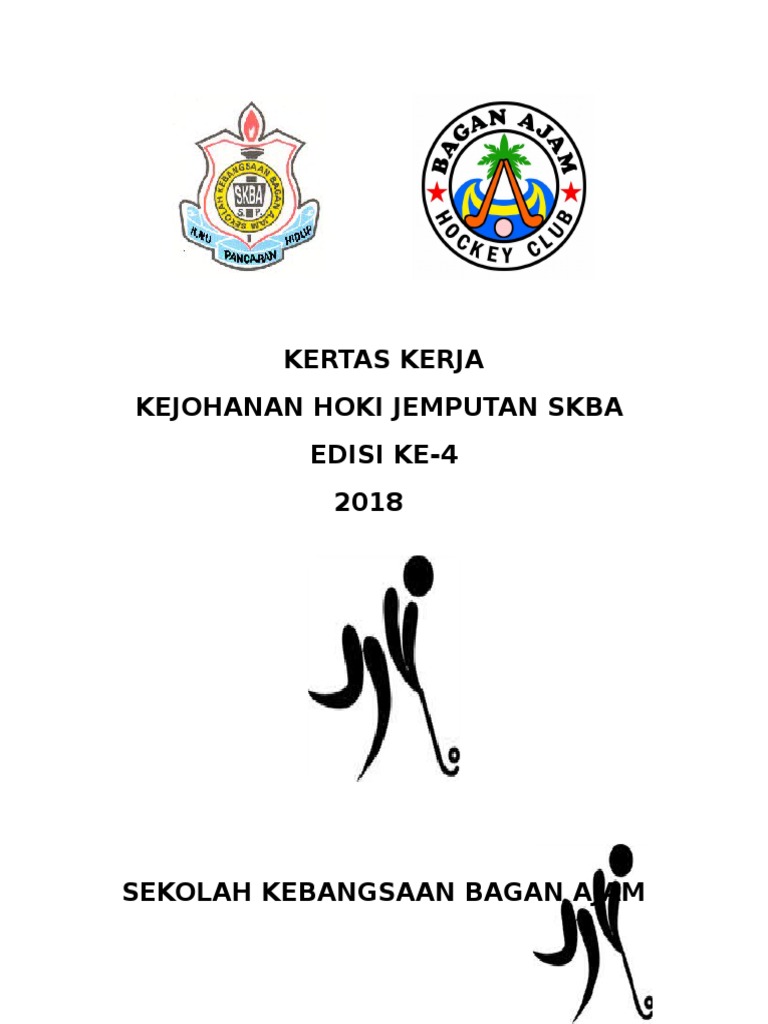 KERTAS KERJA Kejohanan Hoki Jemputan 2018 Untuk TNB