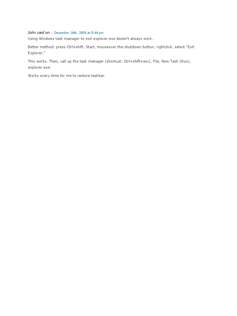Task Bar | PDF
