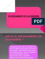 DEPARTAMENTO DE LAVANDERÍA Diapo