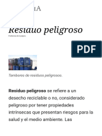 Residuo Peligroso - Wikipedia, La Enciclopedia Libre