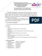 Pedoman Lomba Orasi Ilmiah Mahasiswa PDF