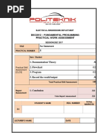 DEC2012 - Fundamental Progamming Practical Work Assessment: Electrical Engineering Department