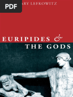 (Onassis Series in Hellenic Culture) Lefkowitz, Mary R-Euripides and The Gods-Oxford University Press (2016)