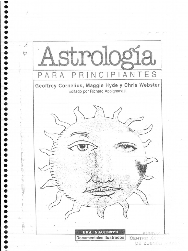 Manual De Astrología Para Principiantes Pdf Astrología Para Principiantes - Cornelius, Geoffrey