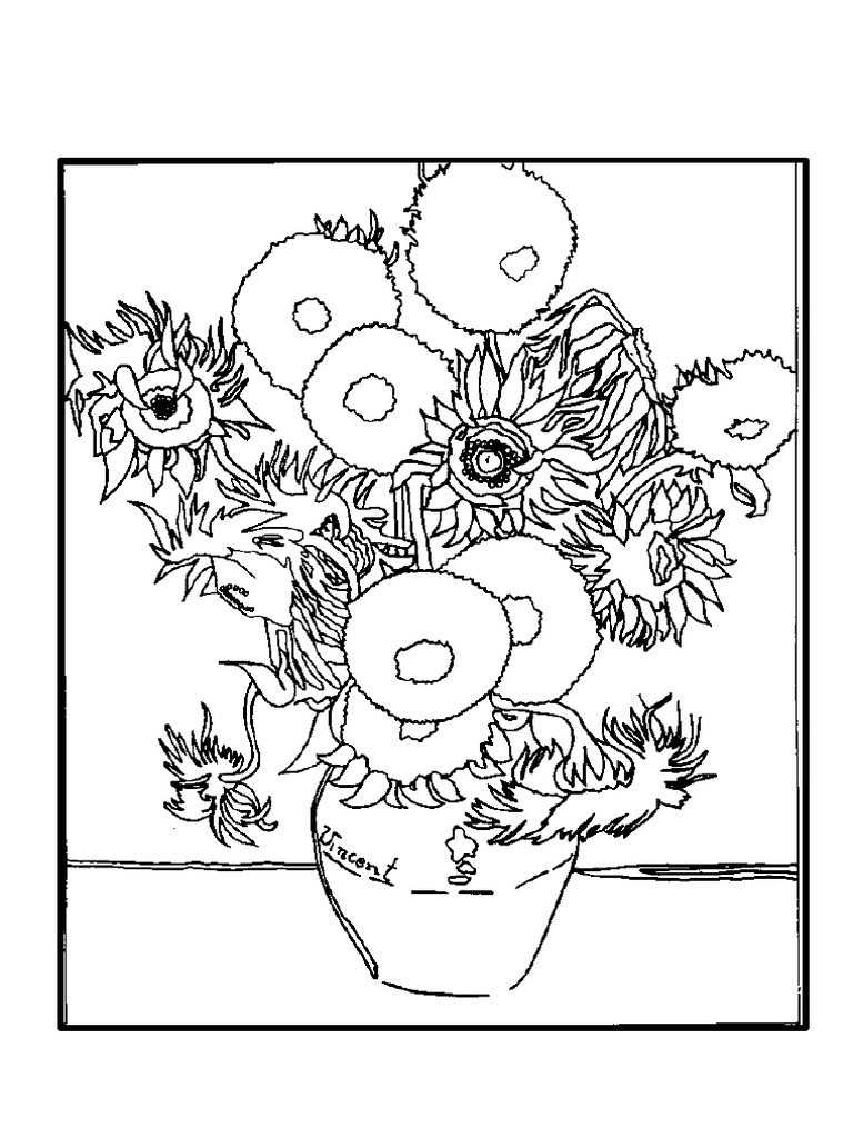 Girassóis Van Gogh