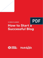 How To Start A Successful Blog 2018 PDF