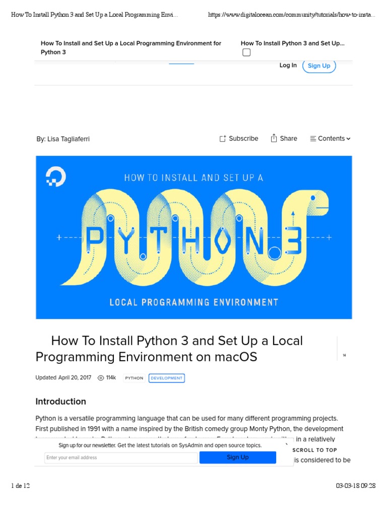How To Install Pytho | PDF | Command Line Interface | Python ...