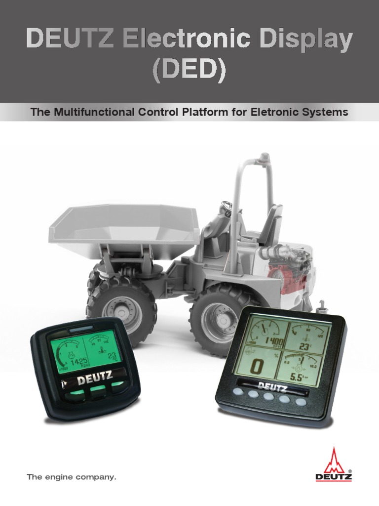 DEUTZ Electronic Display Overview | PDF | Engines | User Interface