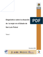 Diagnóstico Sobre La Situación de La Mujer en El Estado de San Luis Potosí