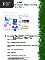 Bapi (Business Application Programming Interface)