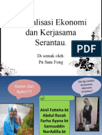 Globalisasi Ekonomi Dan Kerjasama Serantau