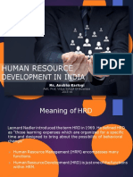 Human Resource Development in INDIA