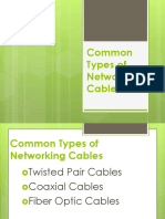 Common Types of Networking Cables
