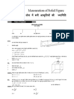 Mensuration of Solid Figures