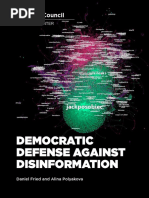 Democratic Defense Against Disinformation