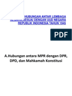 Hubungan Antar Lembaga Negara,Sesuai Dengan Uud Negara Republik