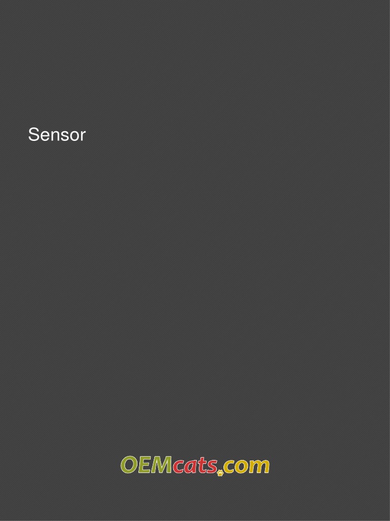 GM 10137663 Sensor Part Sales Statistics and Information | PDF ...