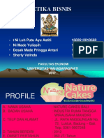 Nature Cakes Bali - Etika Bisnis