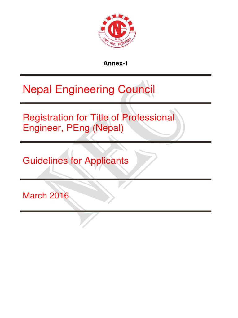 Guidelines for Professional Engineer Title | PDF | Professional ...